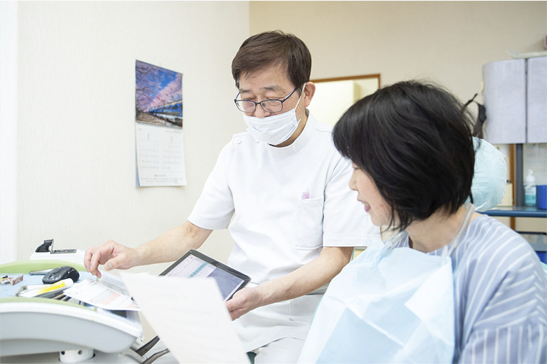 当院では、患者さんとのコミュニケーションを重視します
                